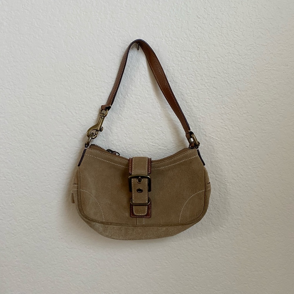 Coach Suede/Leather Purse